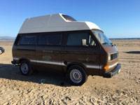 1982 Westfalia Joker Achat Braun  Hightop Camper