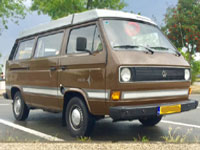 1982 Westfalia Joker Achat Braun Poptop Camper