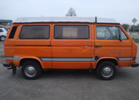 1984 Westfalia Joker Orange Poptop Roof